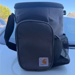 Carhartt Gray and Black Men's Toiletry / Cooler Bag with Shoulder Strap